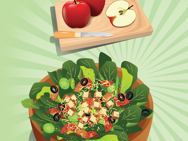 salad illustration