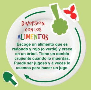 diversión con los alimentos plate