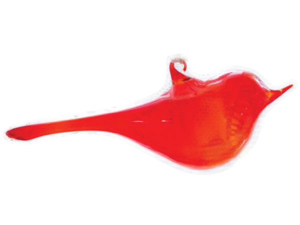 red bird ornament