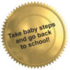 "go back to school" diploma sticker